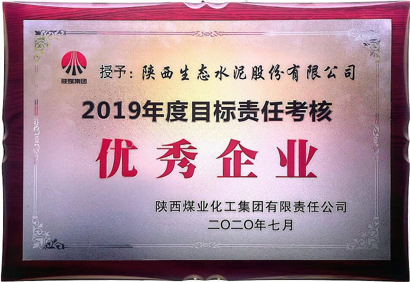 公司荣获2019年度目的责任审核优异企业