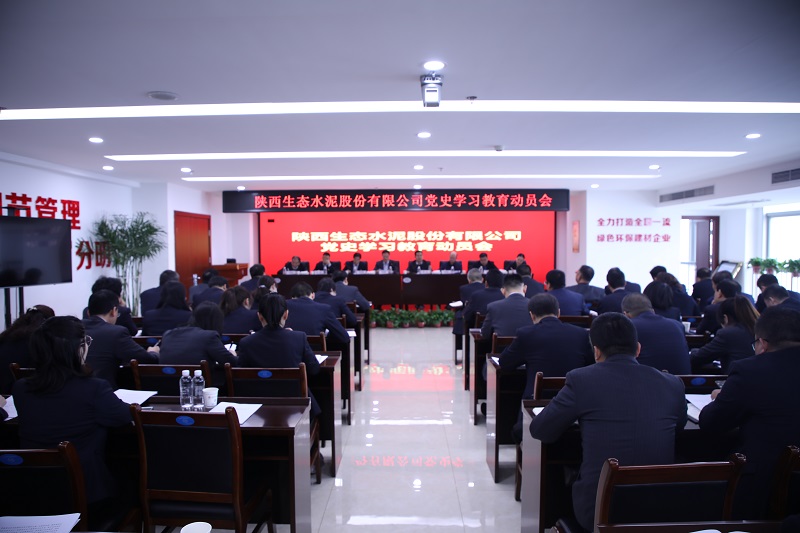 生态水泥公司召开党史学习教育发动会