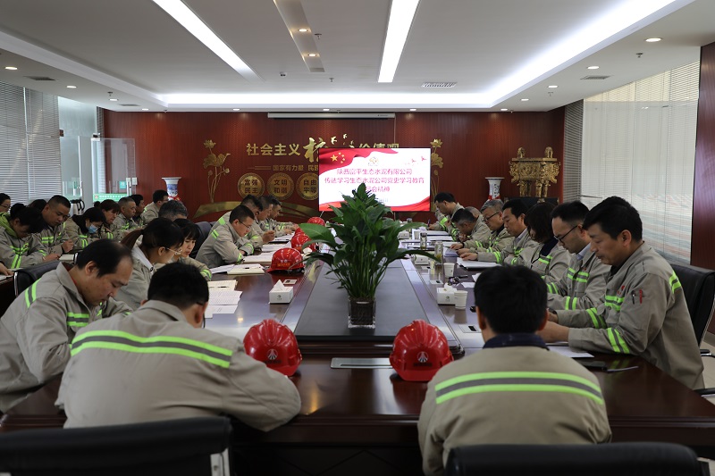 学习百年党史 罗致奋进实力—富平公司转达学习生态水泥公司党史学习教育发动会精神